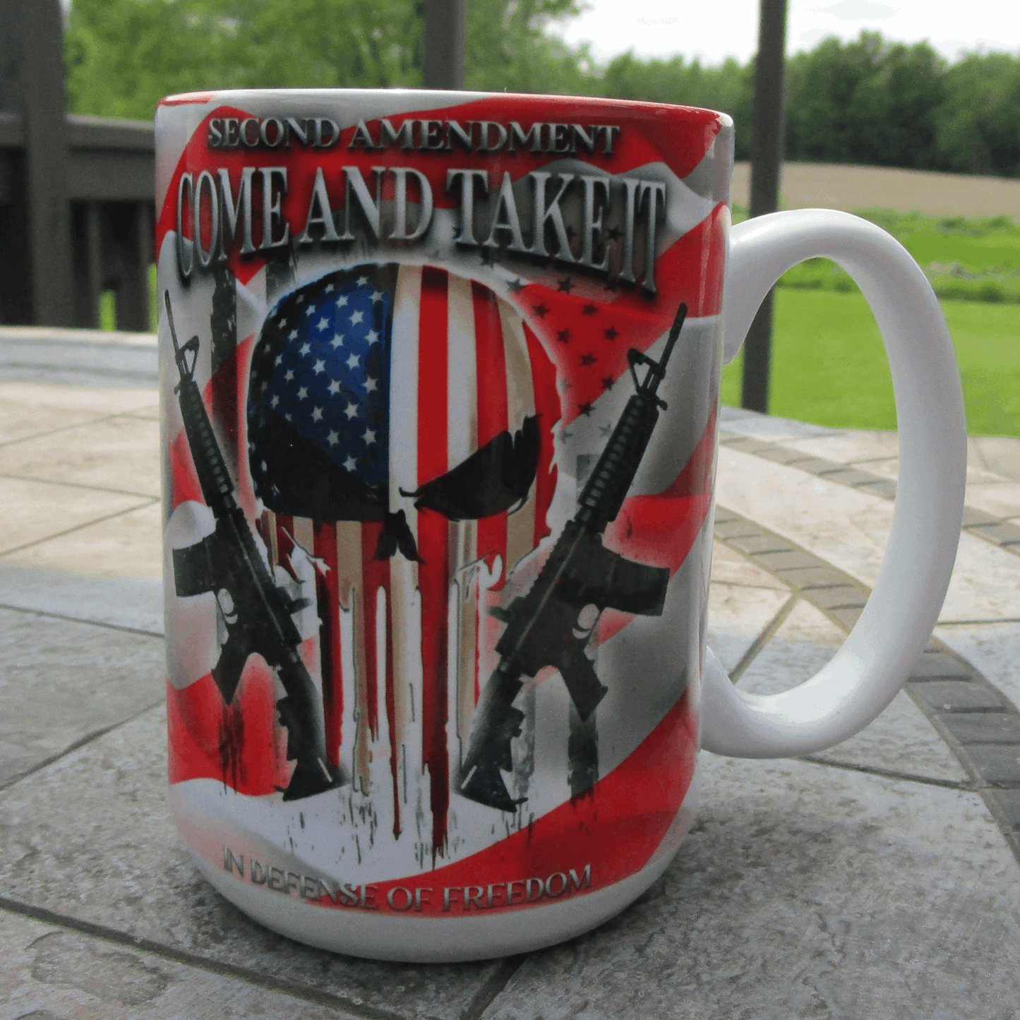 Second Amendment Ceramic Coffee Cup - Cathy's Custom Emporium