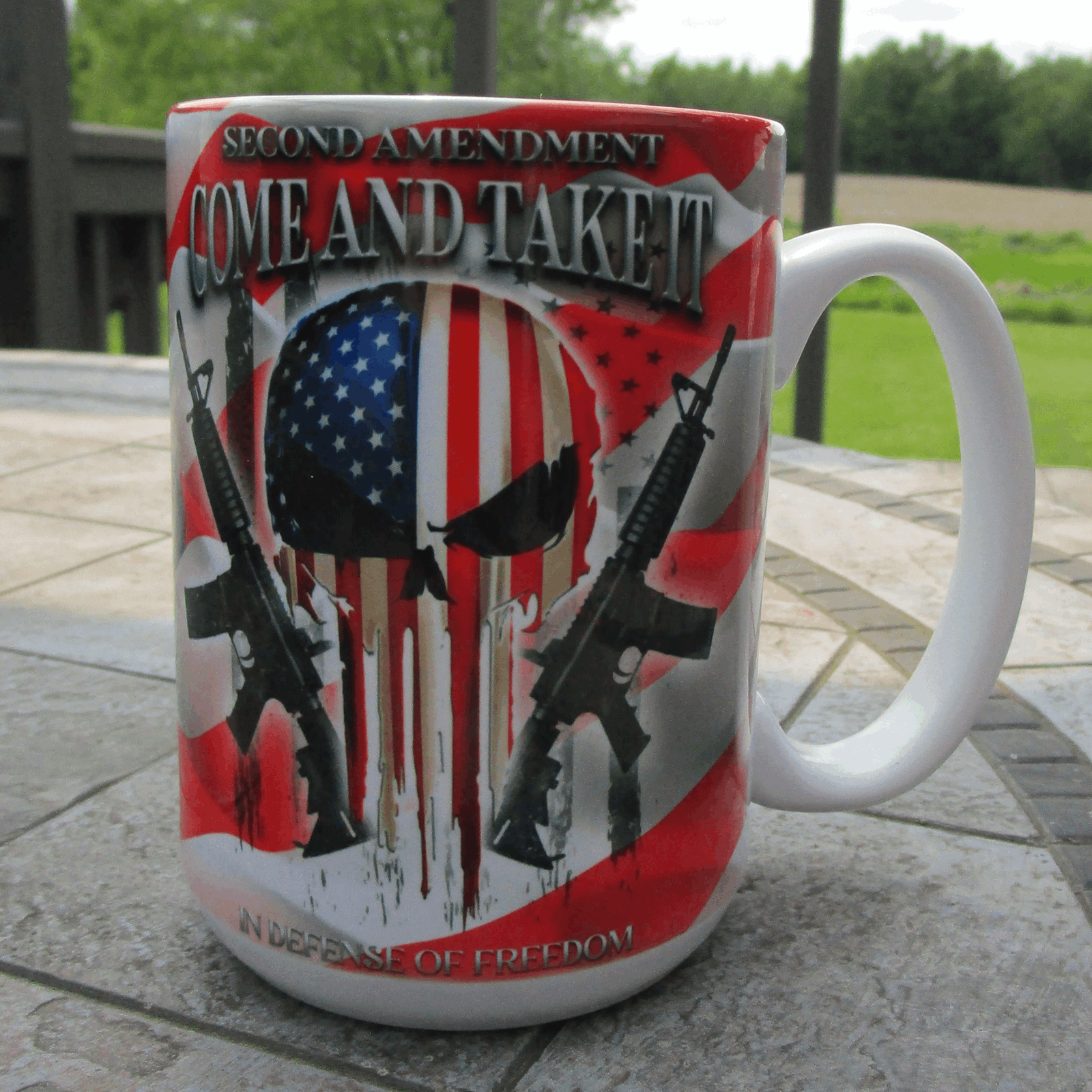 Second Amendment Ceramic Coffee Cup - Cathy's Custom Emporium