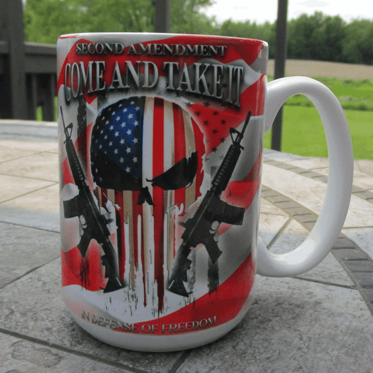 Second Amendment Ceramic Coffee Cup - Cathy's Custom Emporium