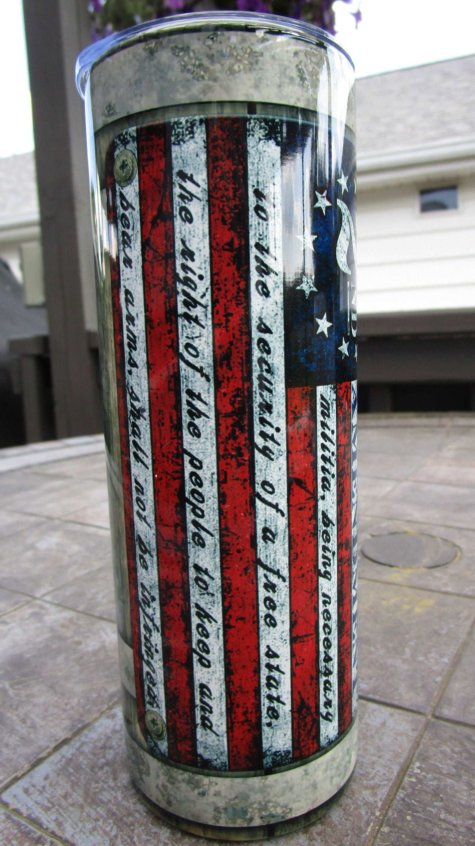 Second Amendment Stainless Steel Tumbler - Cathy's Custom Emporium