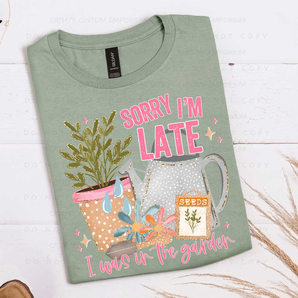 Funny gardening graphic T-shirt for plant lovers. Soft and comfy for spring outfits, flower shopping, garden days, and everyday wear.