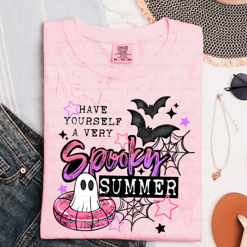 Have Yourself a Very Spooky Summer Graphic T-Shirt