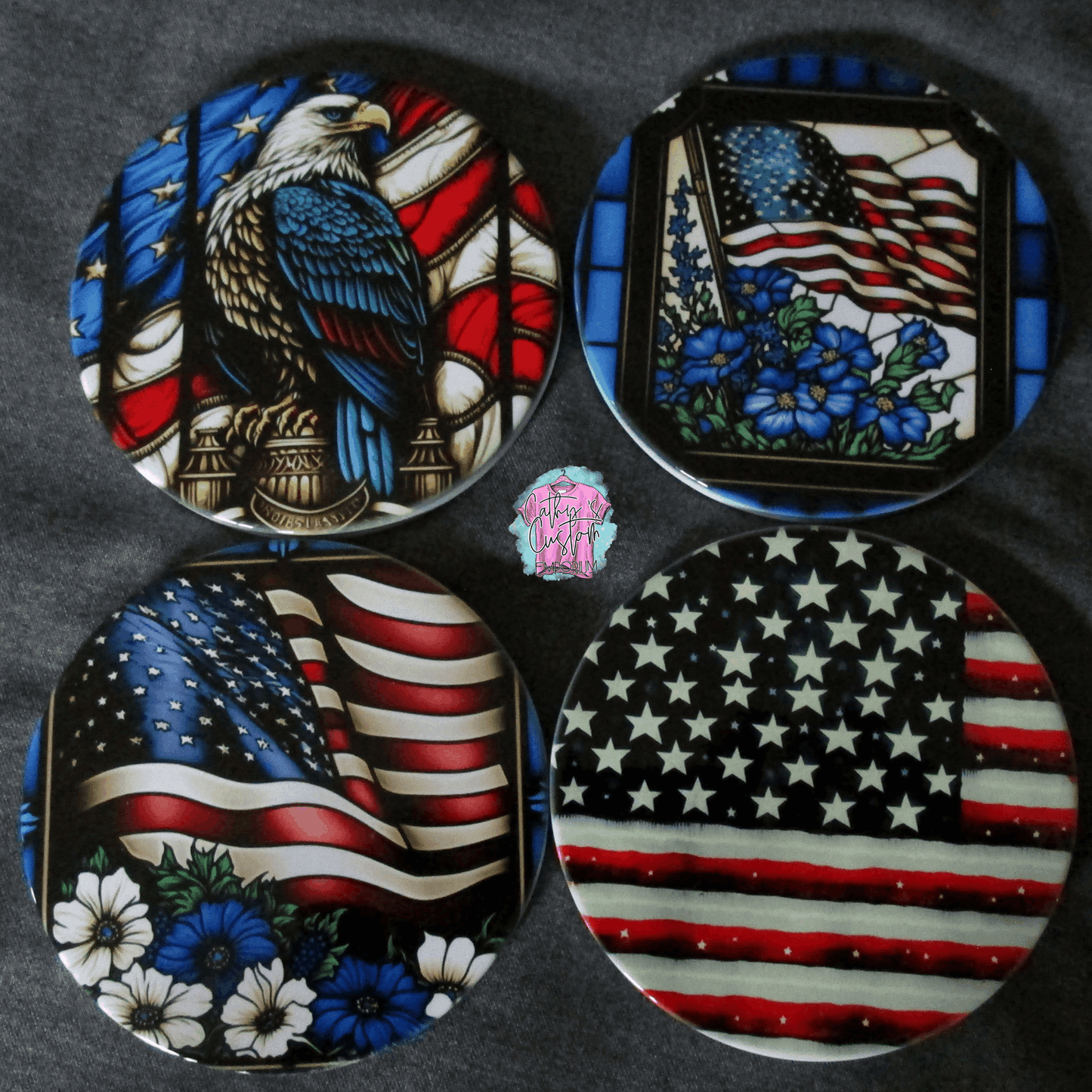 Patriotic American Flag - Cathy's Custom Emporium