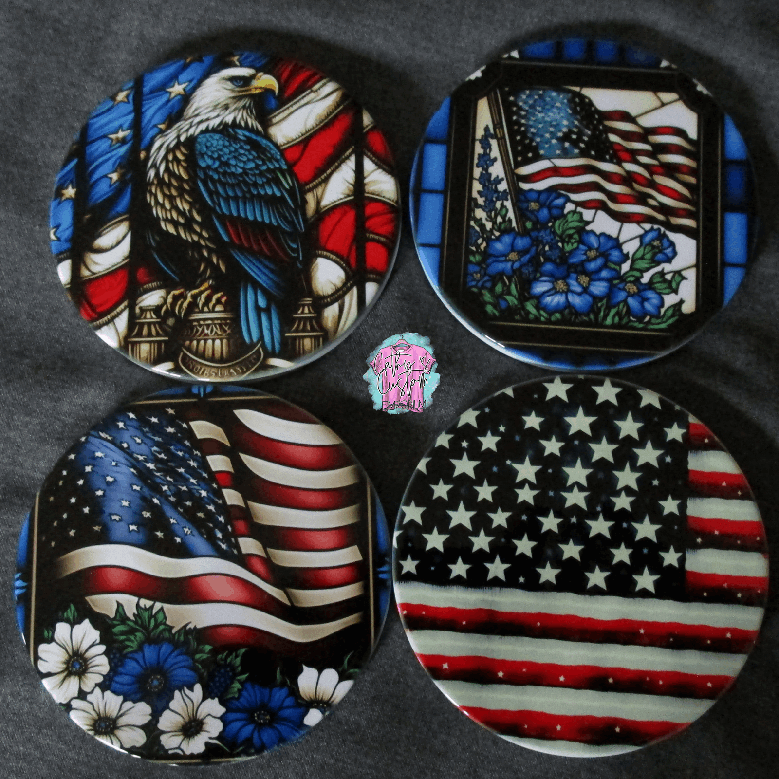 Patriotic American Flag - Cathy's Custom Emporium