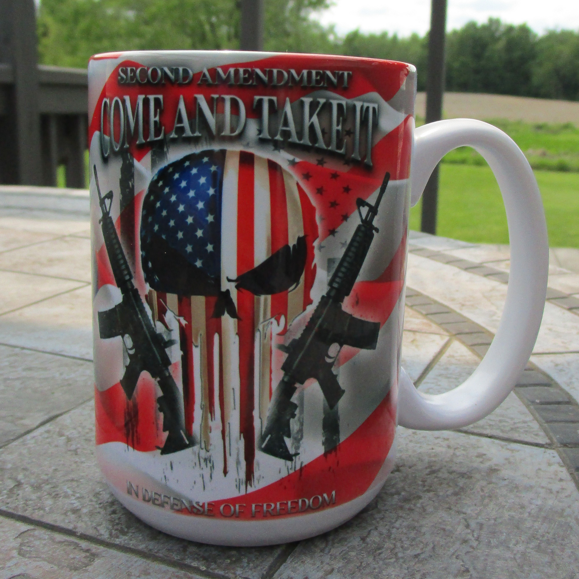 Second Amendment Ceramic Coffee Cup Cathy's Custom Emporium