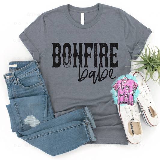 Bonfire Babe Graphic T-Shirt for Women